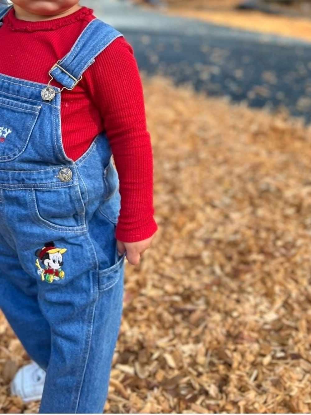 18 months Vintage Disney Babies Baby Mickey Mouse set overalls